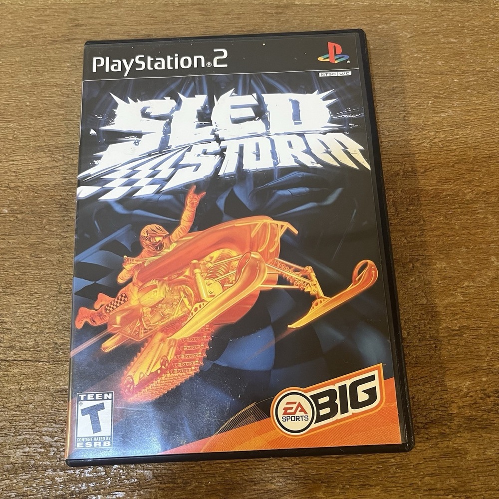 Sled Storm PS2 Sony PlayStation 2 Complete CIB w/ Manual EA Sports BIG